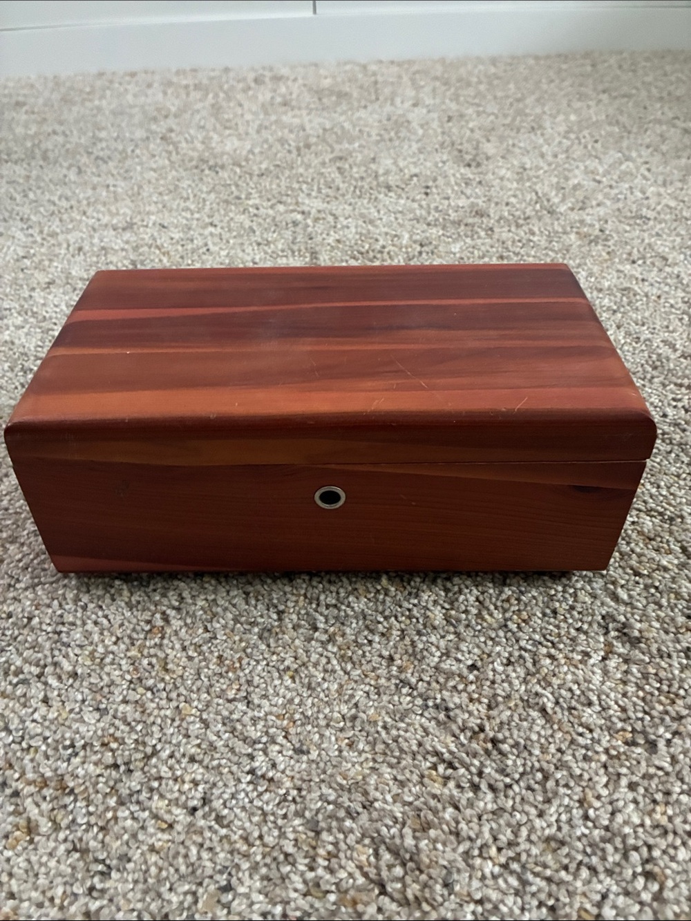 Miniature Lane cedar chest. Vintage 1967